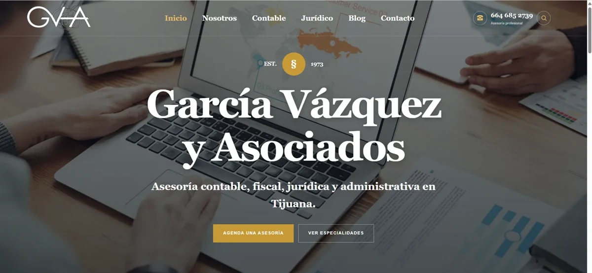 García Vázquez's website