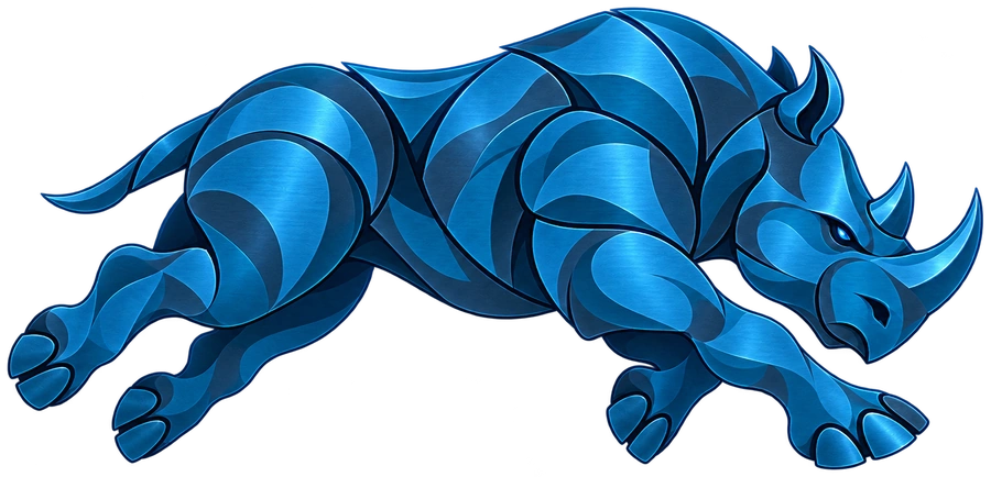 Rinoceronte One Rhino corriendo