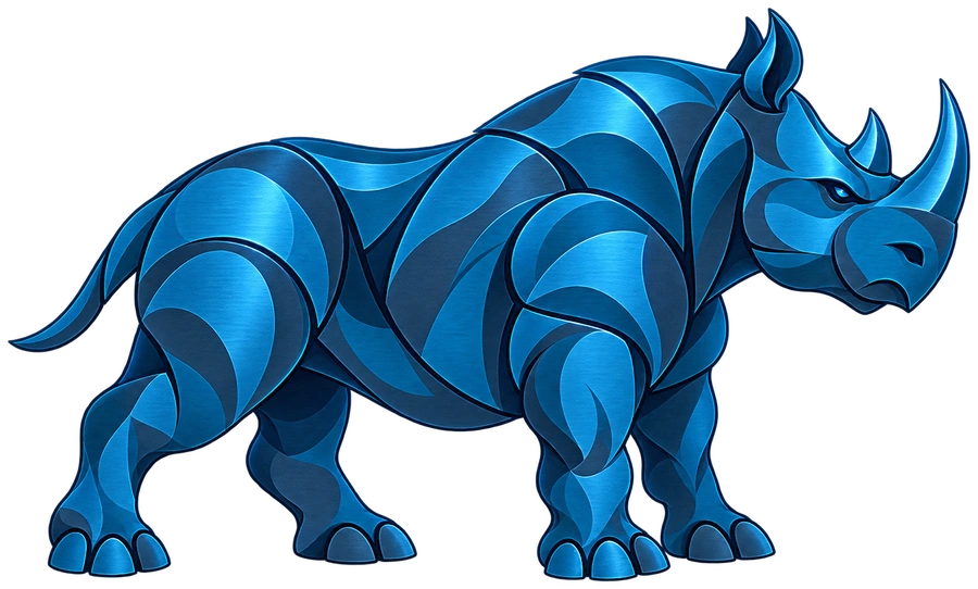 Rinoceronte de One Rhino de perfil