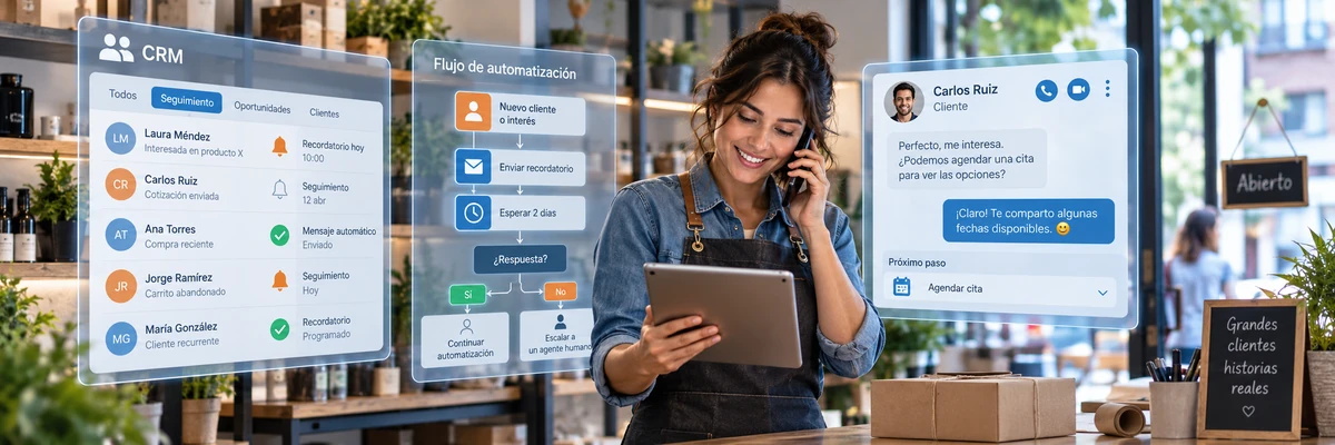 Cómo automatizar el seguimiento de clientes sin perder el trato personal