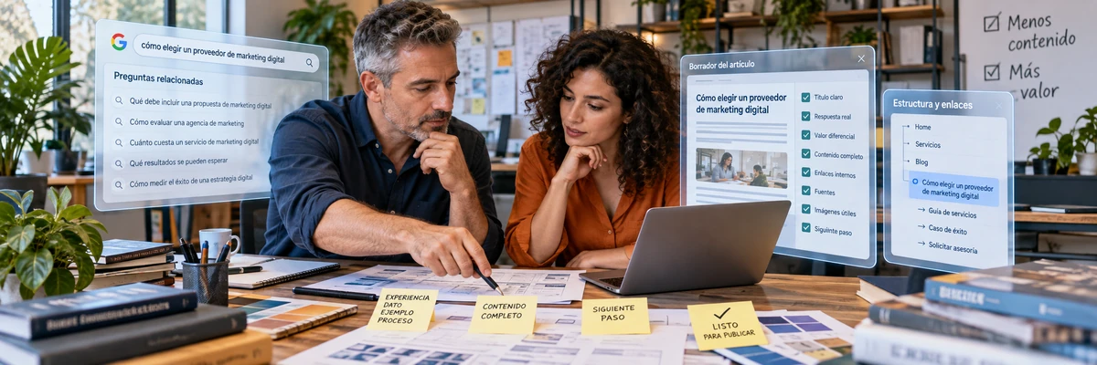 Cómo crear contenido útil sin publicar por publicar
