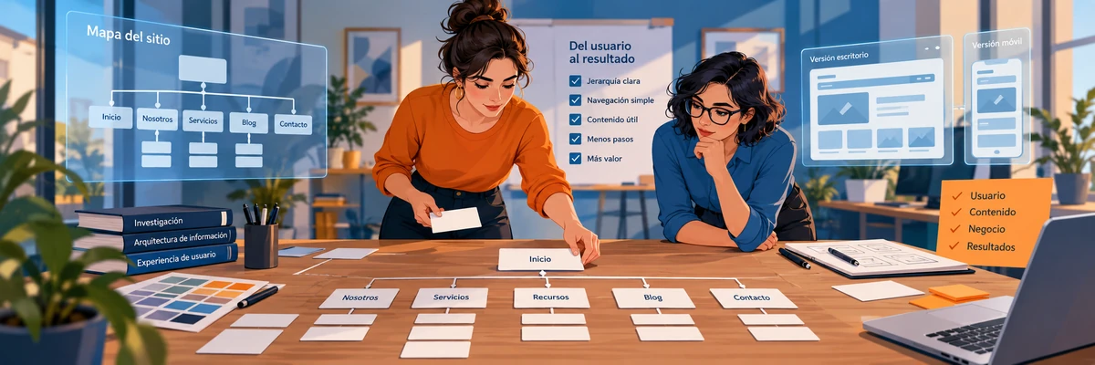 Cómo elegir la estructura correcta para un sitio web antes de diseñarlo
