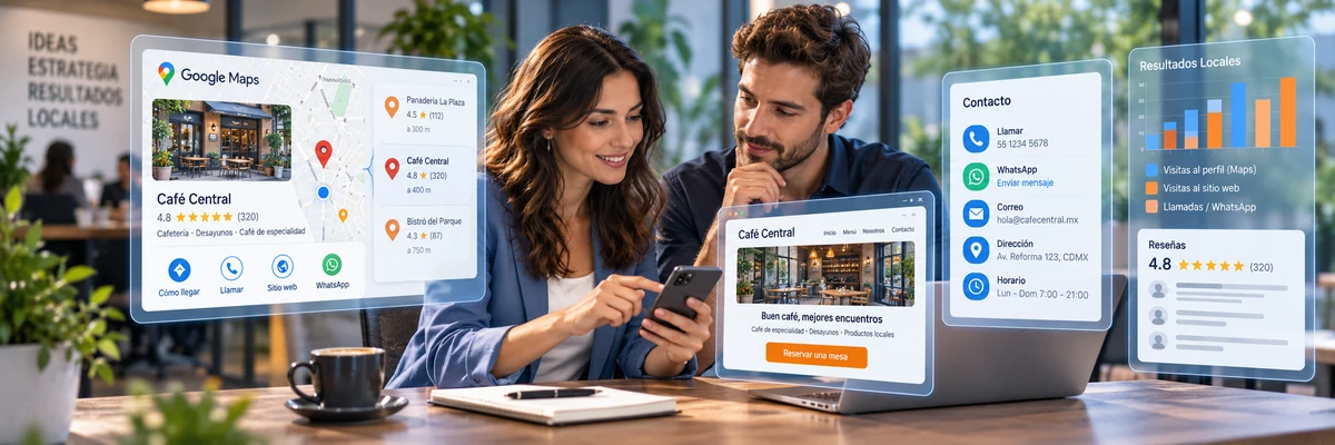 Cómo trabajar Google Maps, sitio web y contacto para generar más oportunidades locales