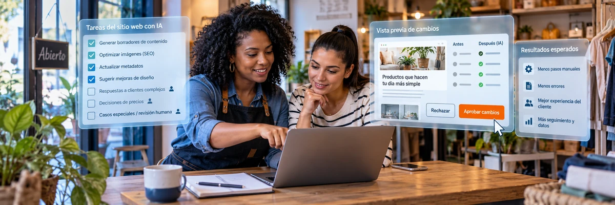 IA en sitios web: qué puede automatizar hoy y qué todavía necesita supervisión humana