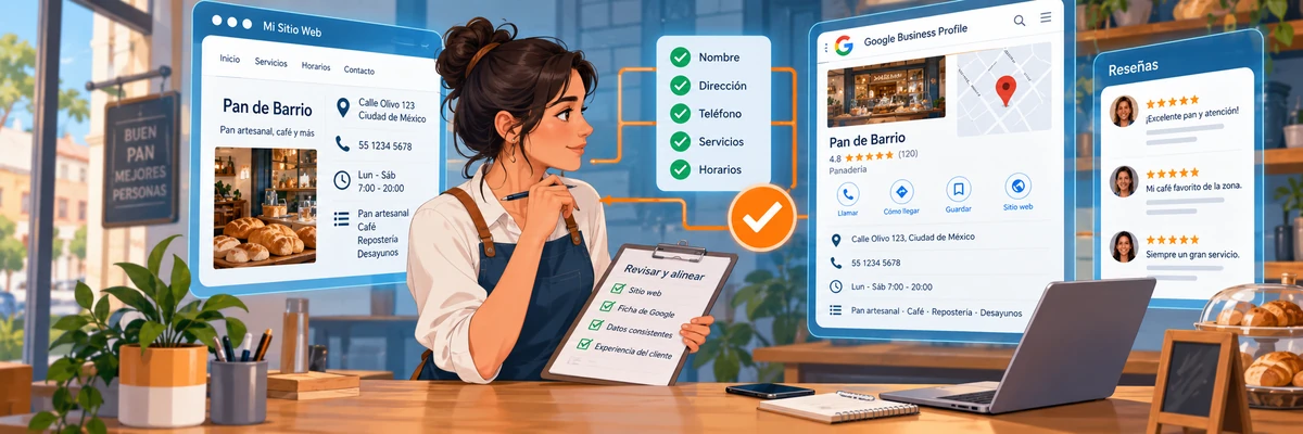 Por qué tu sitio y tu ficha de Google deben decir exactamente la misma historia