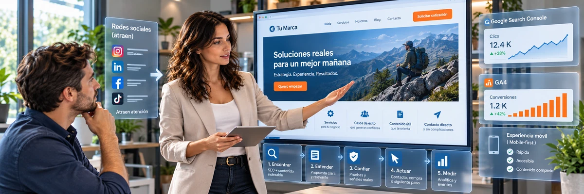 Por qué un sitio web no debe ser una tarjeta digital