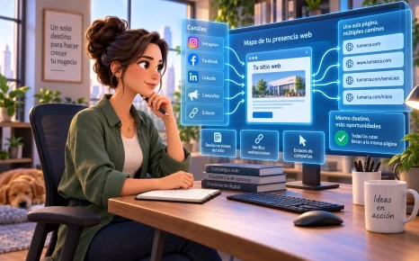 Imagen del artículo: Presencia web: cómo evitar destinos distintos para tu negocio