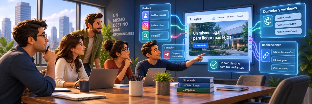 Presencia web: cómo evitar destinos distintos para tu negocio
