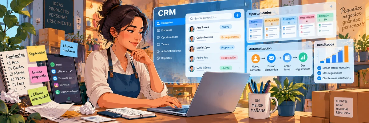 Qué es un CRM y cuándo empieza a necesitarlo un negocio