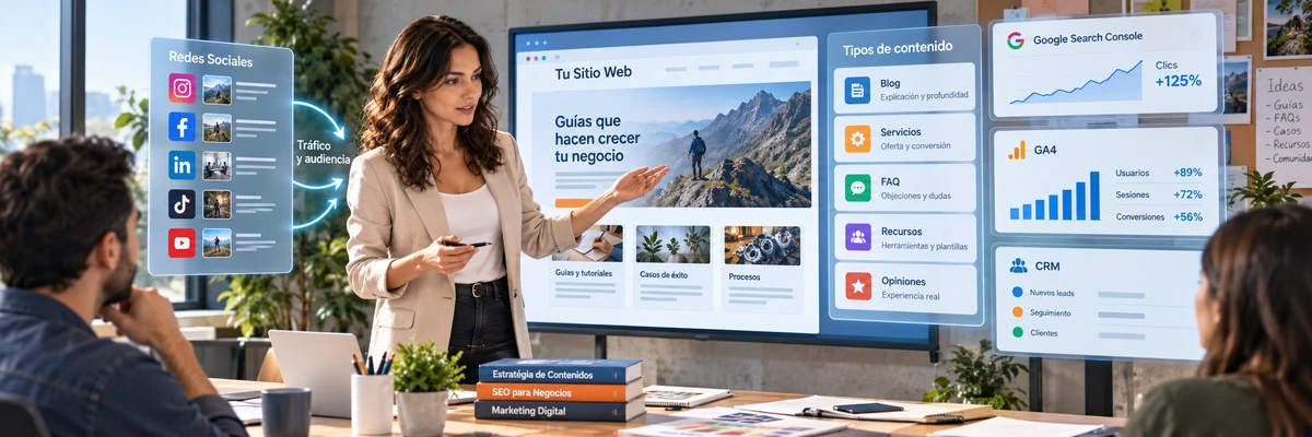 Qué publicar en tu sitio web para no depender solamente de las redes sociales