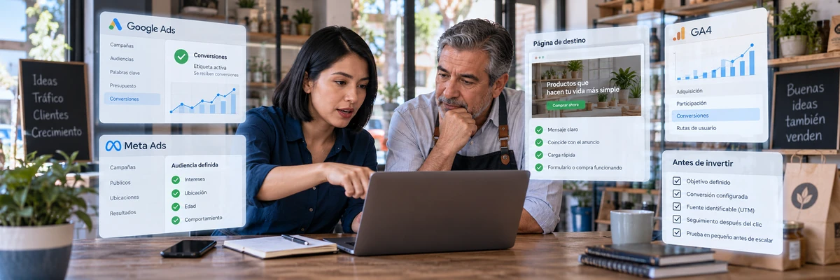 Qué revisar antes de invertir dinero en Google Ads o Meta Ads
