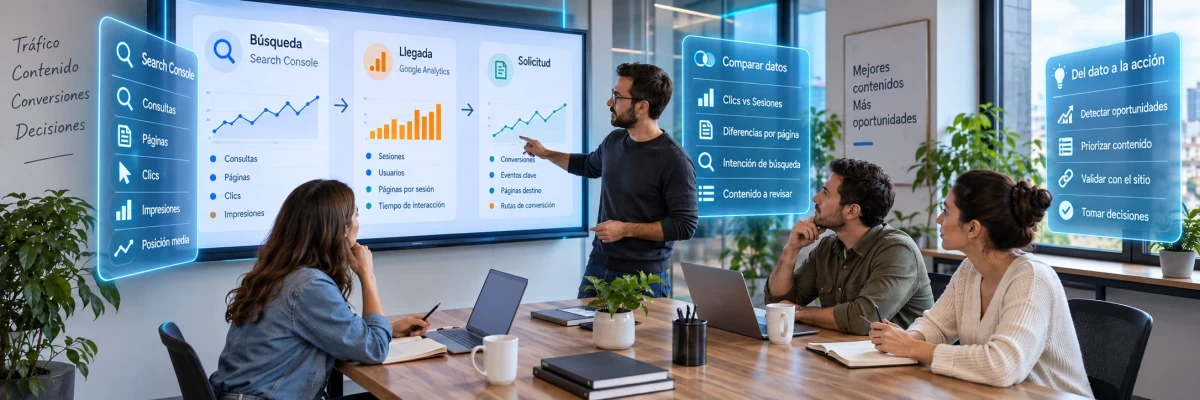 Search Console y Analytics: cómo leer diferencias de SEO
