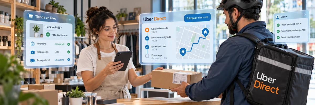 Uber, mensajería local y entrega el mismo día: cuándo vale la pena integrarlo