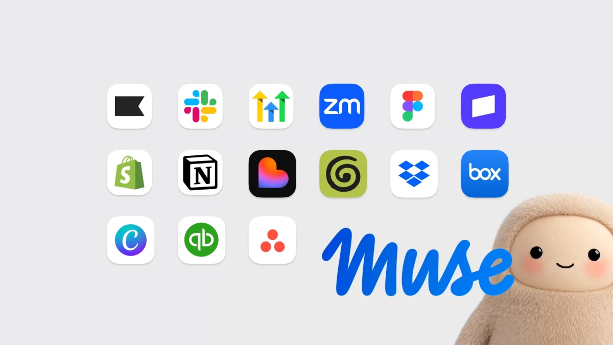 Material visual sobre Meta presenta Muse para pequeñas empresas