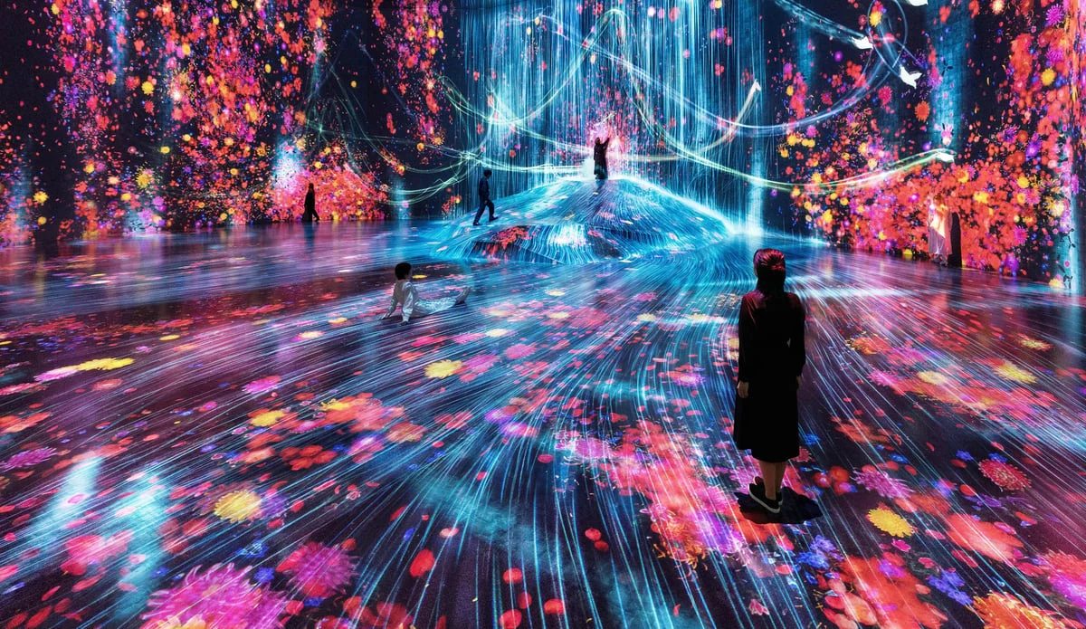 Visual reference: teamLab Borderless Surpassed 4 Million Visitors from More Than 185 Countries and Regions